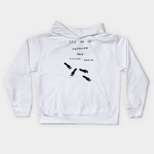 Edgy slogan that boosts your self confidence Kids Hoodie